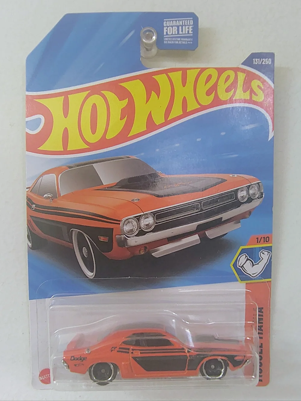 1971 Dodge Challenger Hot Wheels HW Muscle Orange 1/10 Diecast